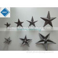 iron casting hanging decorative metal stars